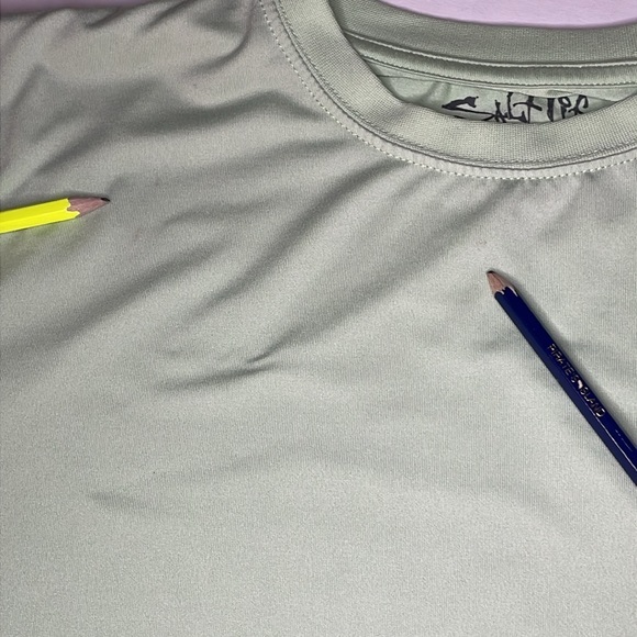 Salt Life uvapor slx dry fit long sleeve mint green tee youth size large - Picture 12 of 16